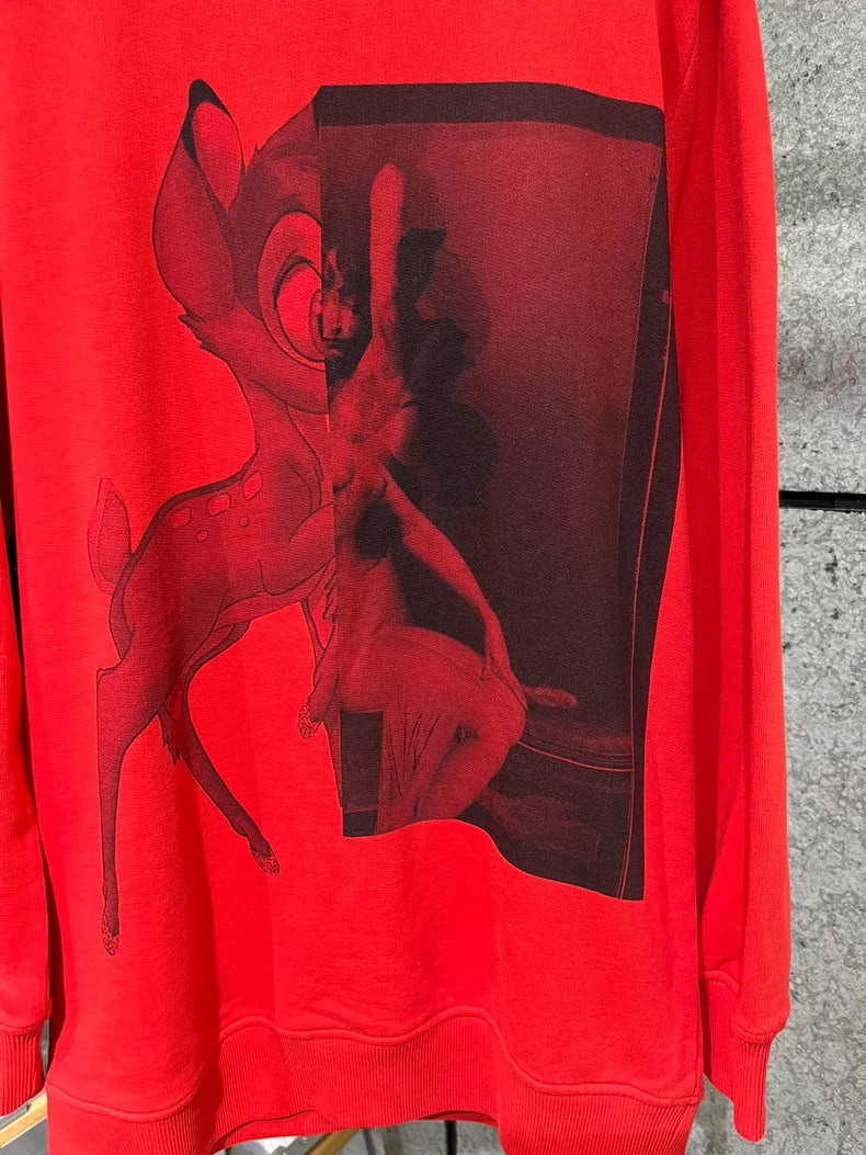 Givenchy Red Bambi Sweatshirt XS