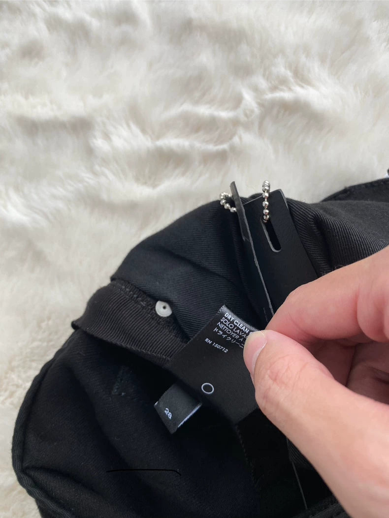 Black Athletic Stripe Denim Pants by Amiri