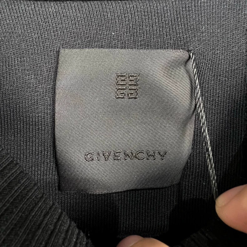 Givenchy Black Embroidered Sweatshirt XL