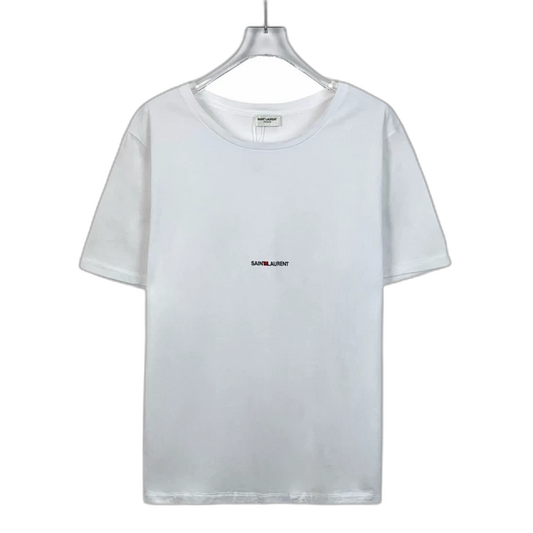 Saint Laurent Cotton Logo Print T-Shirt