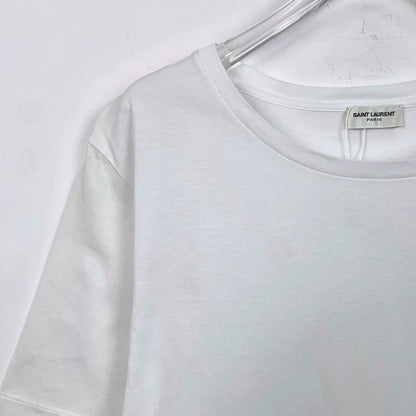 Saint Laurent Cotton Logo Print T-Shirt
