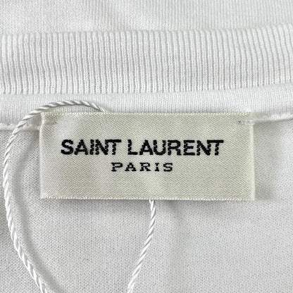 Saint Laurent Cotton Logo Print T-Shirt