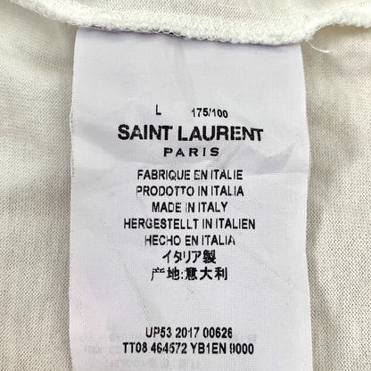Saint Laurent Cotton Logo Print T-Shirt