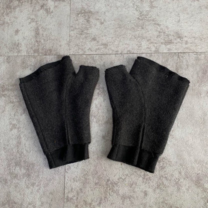 Dark Avant-Garde Fingerless Gloves
