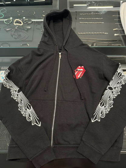 Chrome Hearts Rolling Stones Zip Hoodie-yf