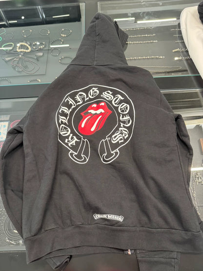 Chrome Hearts Rolling Stones Zip Hoodie-yf