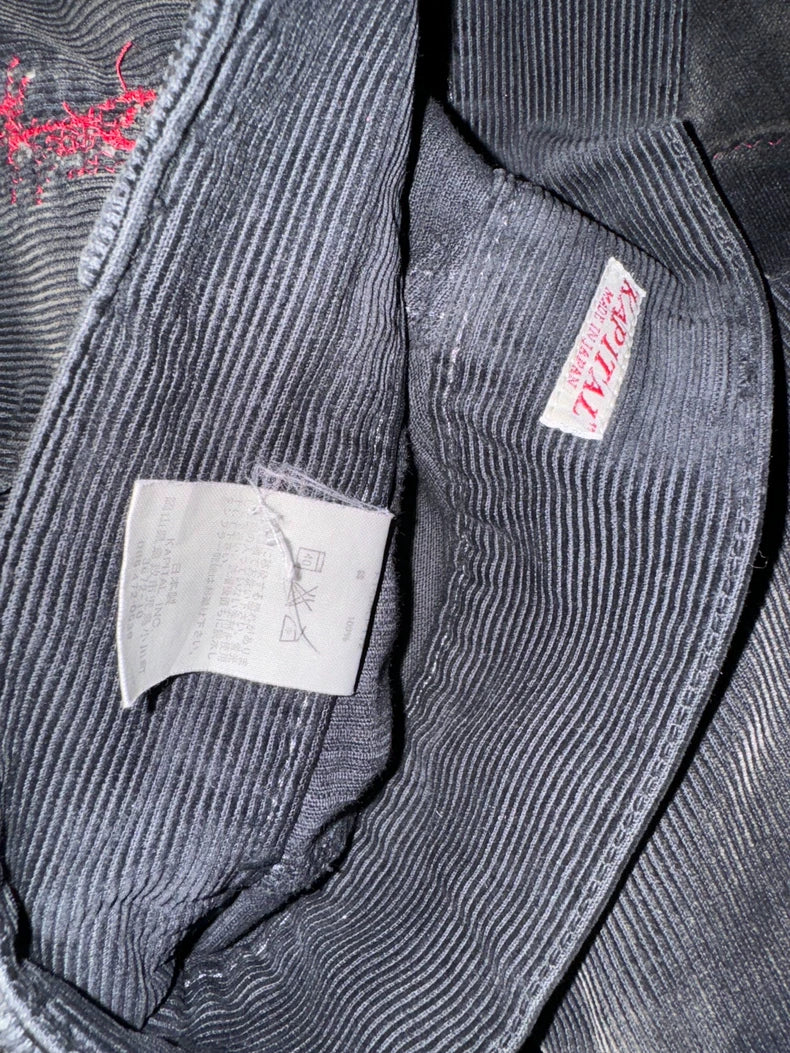 kapital archive 2014 patchwork corduroy pants