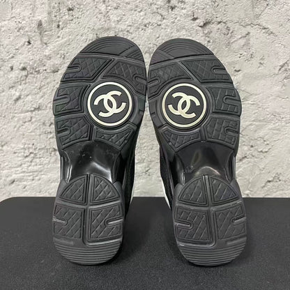 Chanel Black and White Sneakers