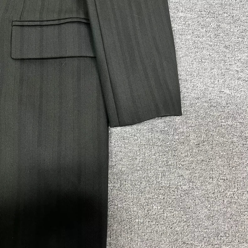 Bottega Veneta Striped Coat with Tags