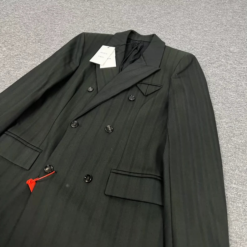 Bottega Veneta Striped Coat with Tags