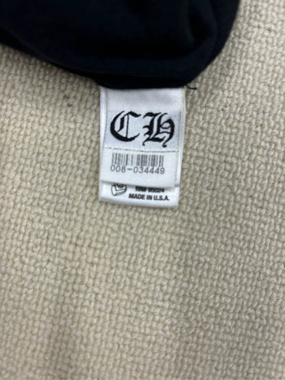 Chrome Hearts Black Waffle Cross Beanie Hat