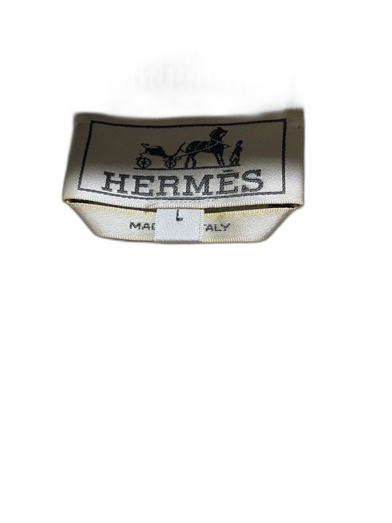 Hermes Long Sleeve Knit Shirt Size L