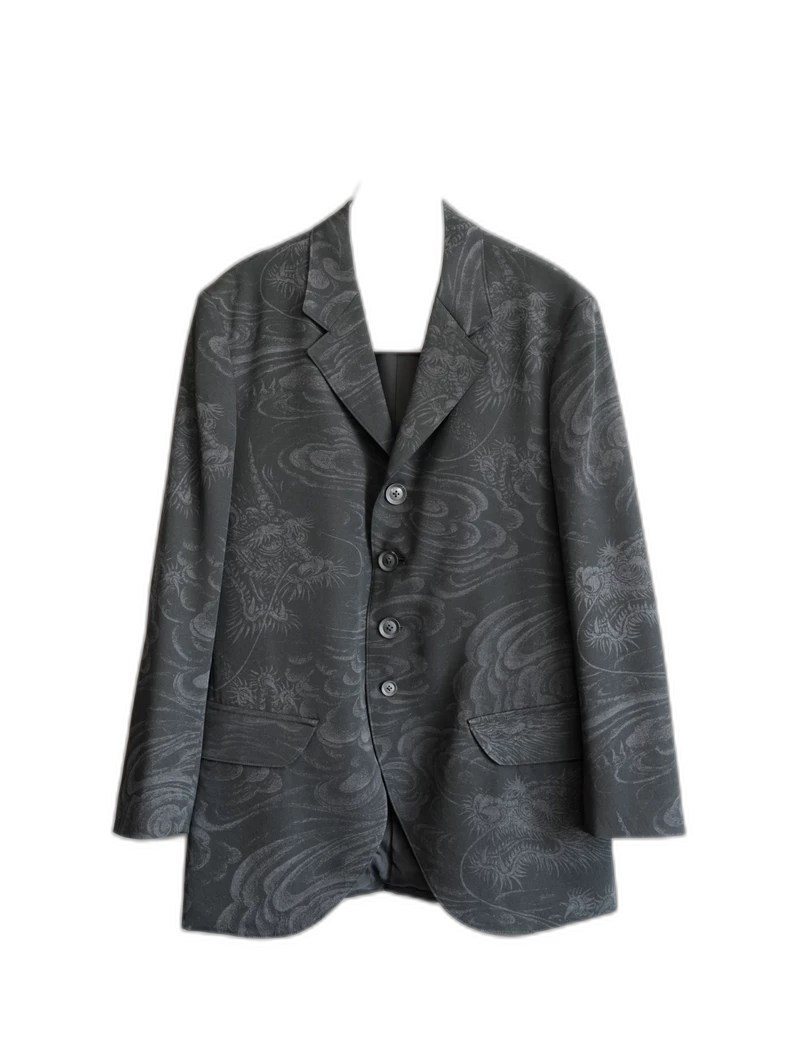 Yohji Yamamoto Dragon Pattern Jacket