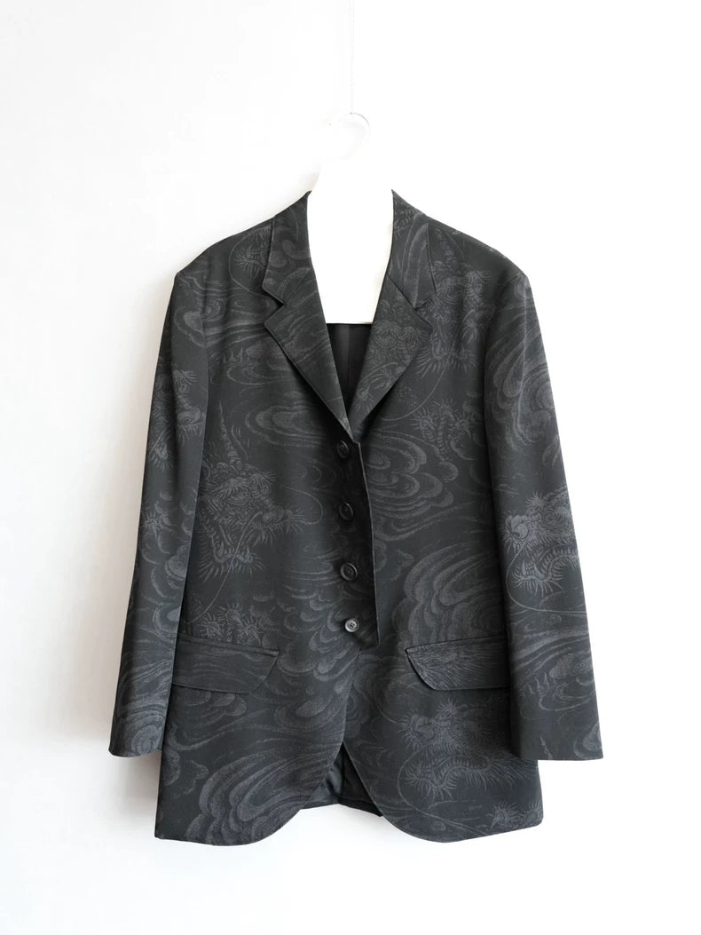 Yohji Yamamoto Dragon Pattern Jacket