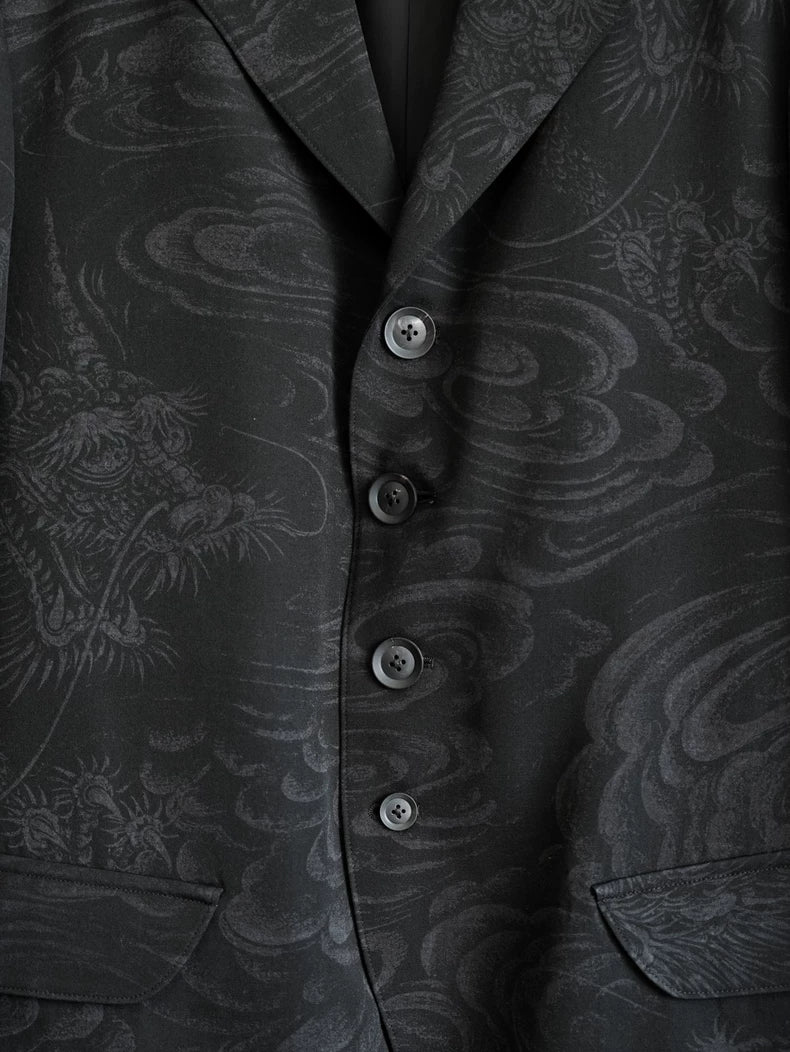 Yohji Yamamoto Dragon Pattern Jacket