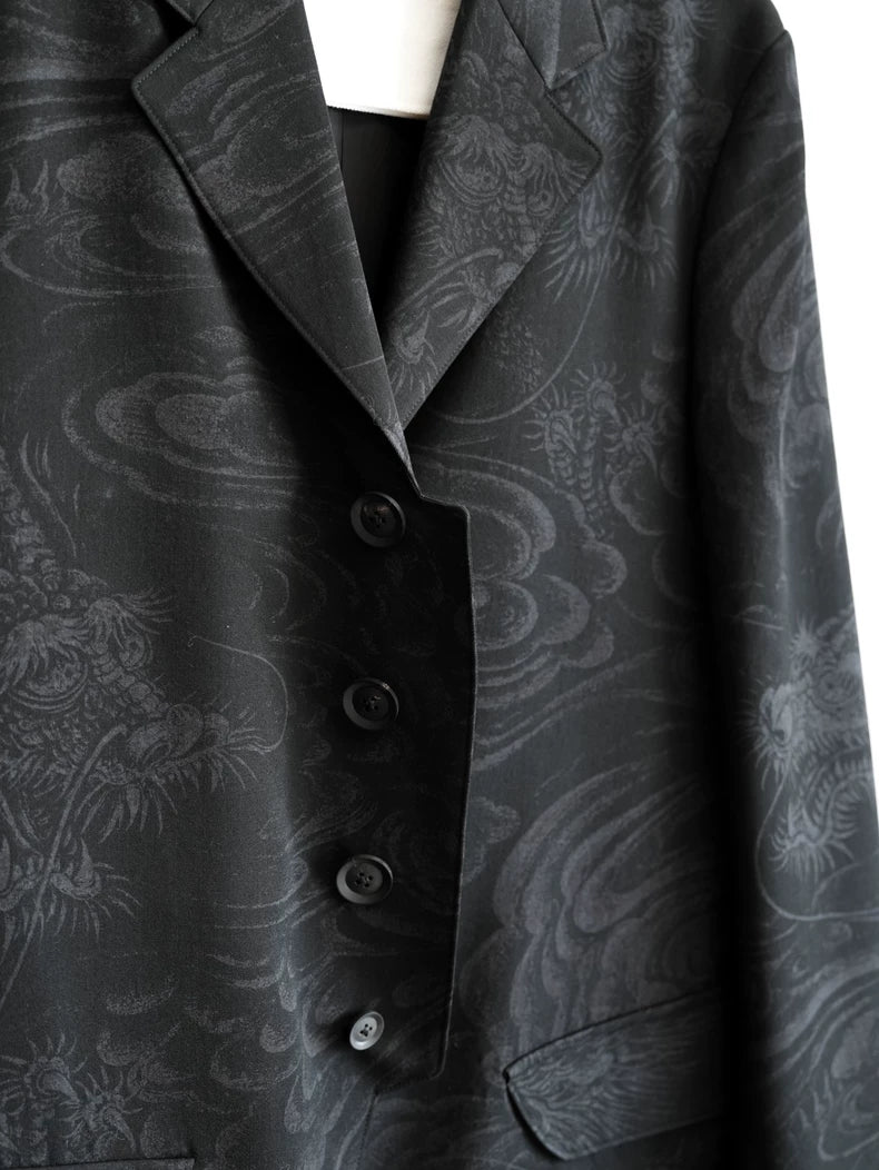 Yohji Yamamoto Dragon Pattern Jacket