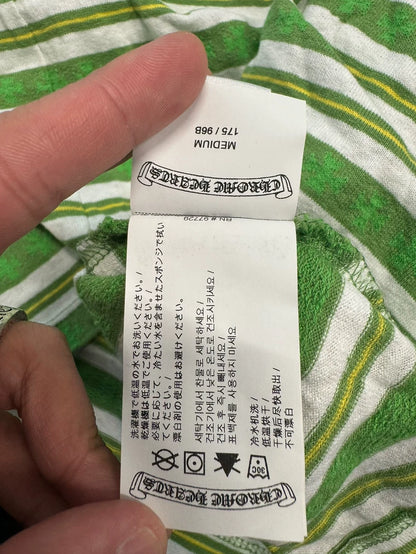 Chrome Hearts Green White Stripe T-shirt-yf