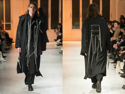 Yohji Yamamoto Chain Detail Coat