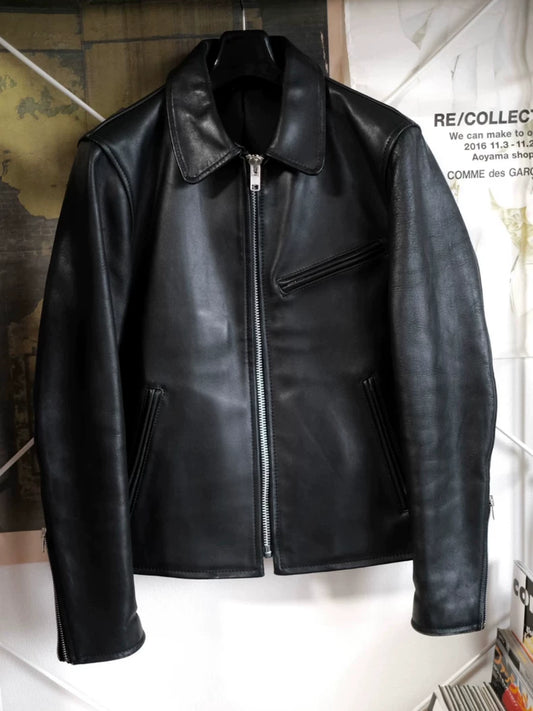 Comme des Garcons 00aw Leather Biker Jacket