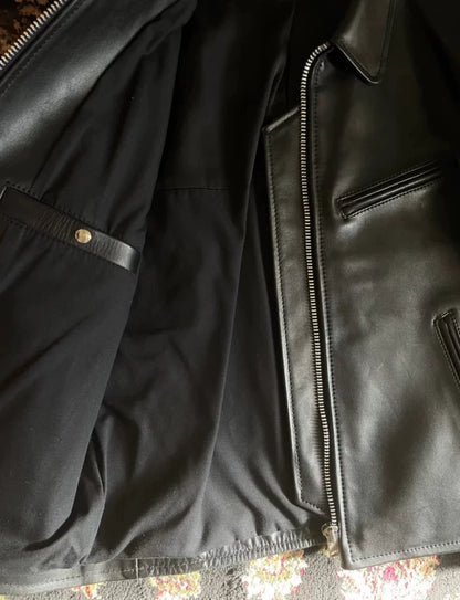 Comme des Garcons 00aw Leather Biker Jacket