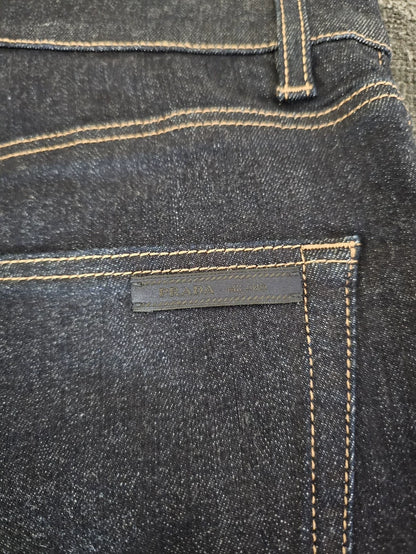 Prada Original Color Flared Jeans Unisex-yf