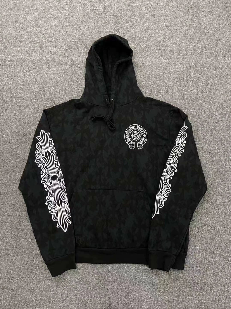 Chrome Hearts Classic Logo Hoodie Black