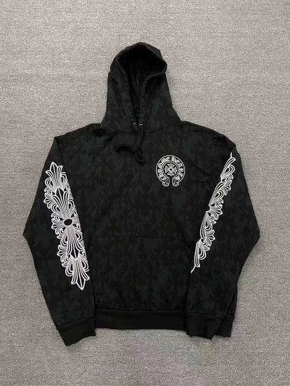 Chrome Hearts Classic Logo Hoodie Black