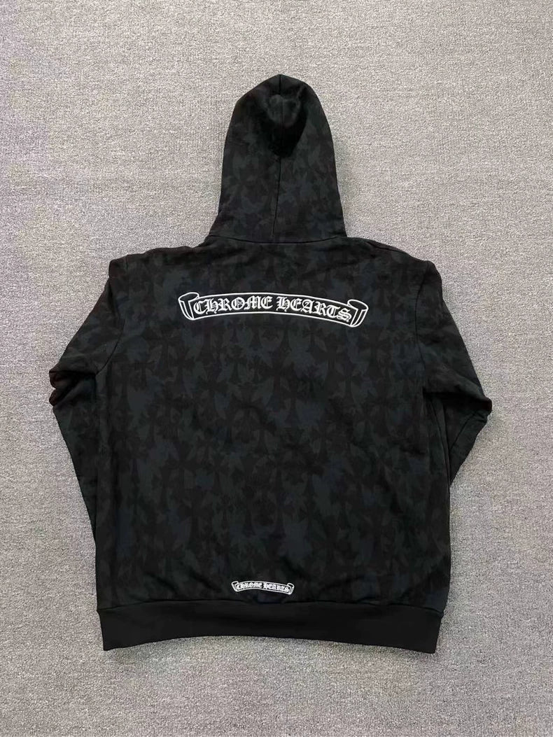 Chrome Hearts Classic Logo Hoodie Black