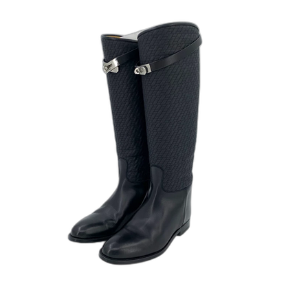 Hermes Jumping High-Top Leather Boots