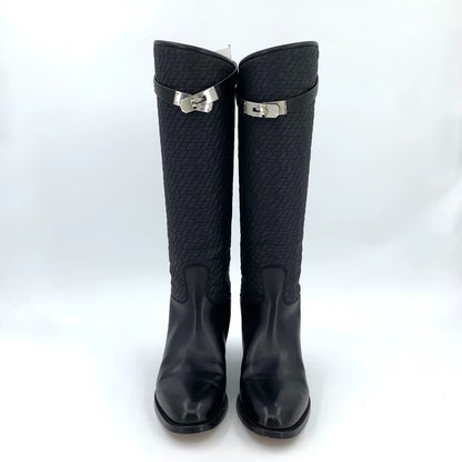 Hermes Jumping High-Top Leather Boots