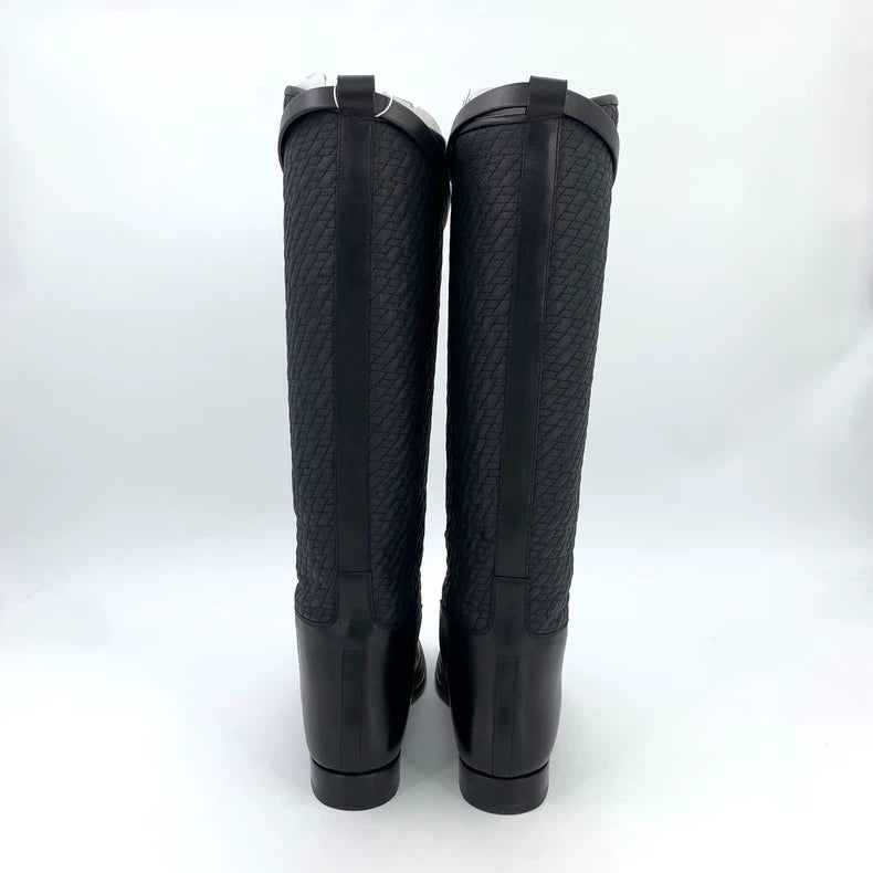 Hermes Jumping High-Top Leather Boots