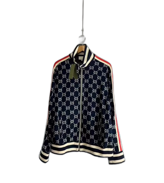 Gucci Red and Blue Zip Jacket