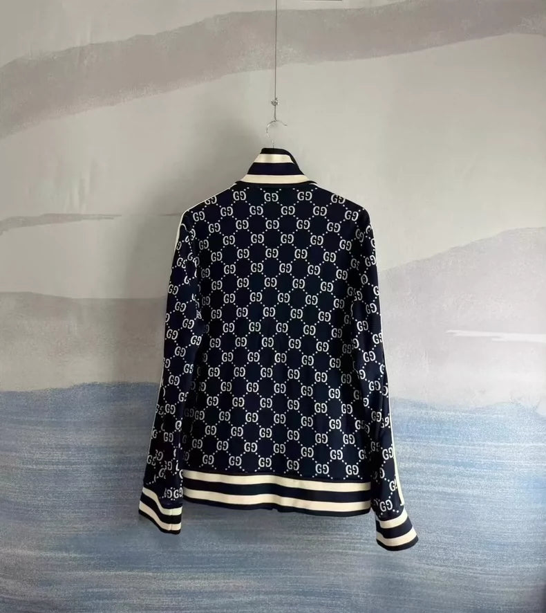 Gucci Red and Blue Zip Jacket