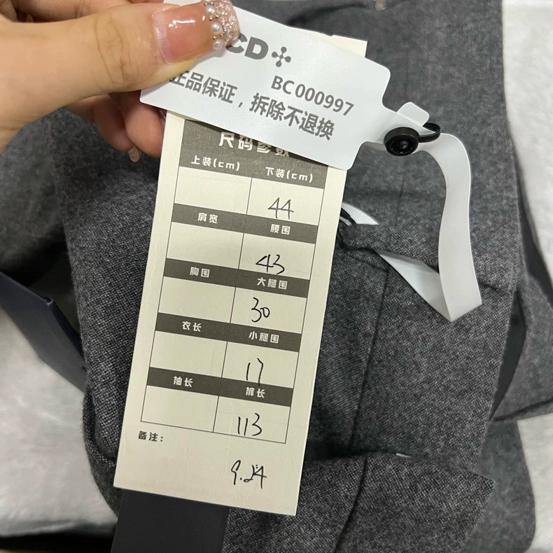 Louis Vuitton Gray Pants Equipped with Tags