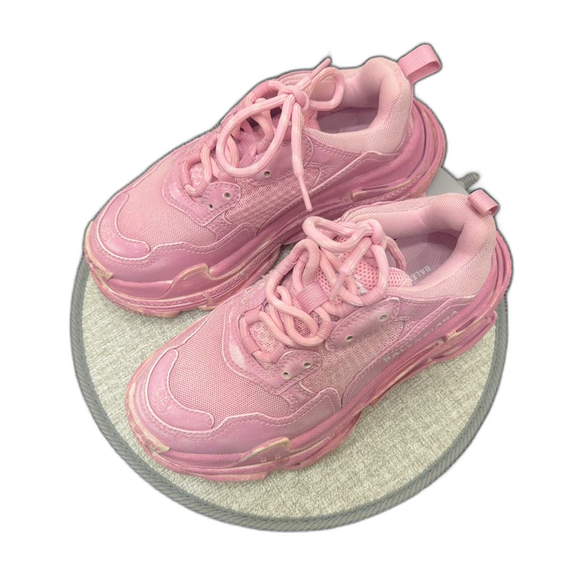 Rare Pink Balenciaga Triple S Sneakers