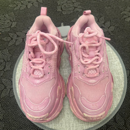 Rare Pink Balenciaga Triple S Sneakers