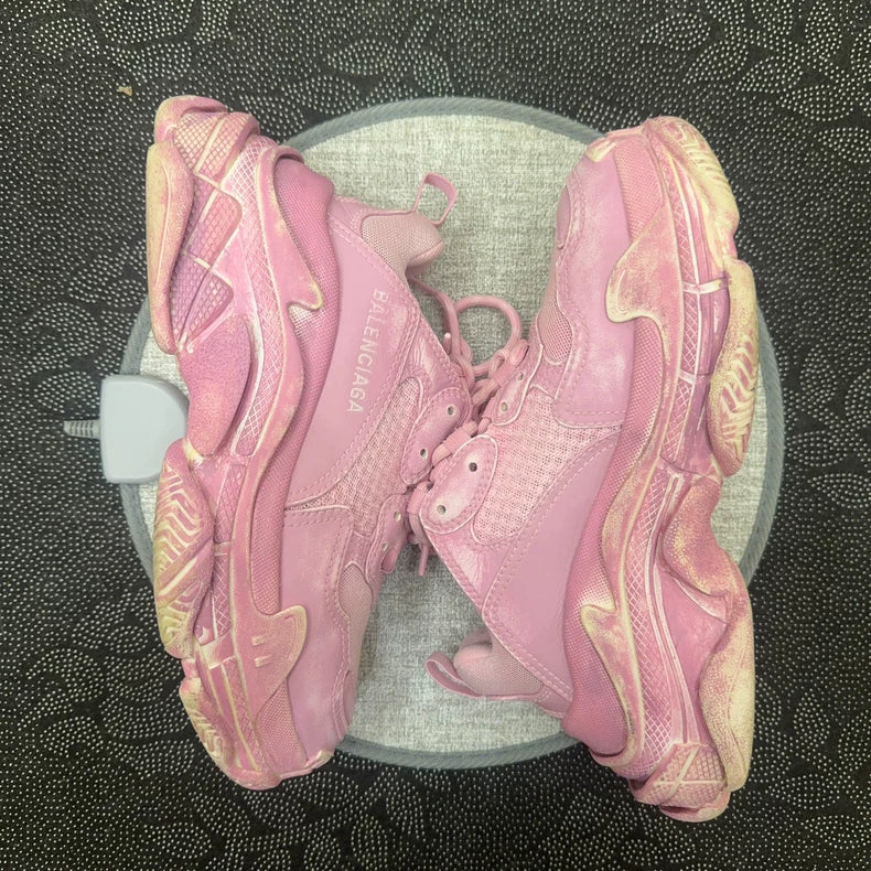 Rare Pink Balenciaga Triple S Sneakers