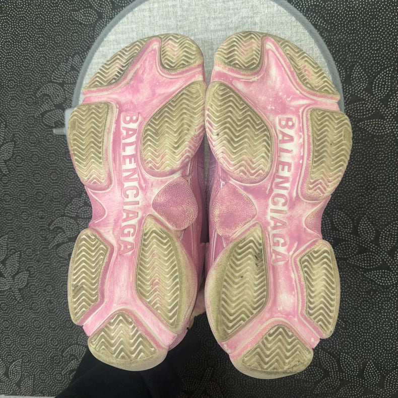 Rare Pink Balenciaga Triple S Sneakers