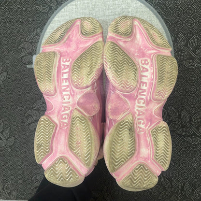 Rare Pink Balenciaga Triple S Sneakers
