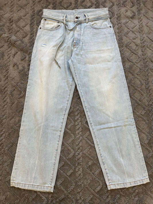 Acne Studio Denim Blue Wide-Leg Pants