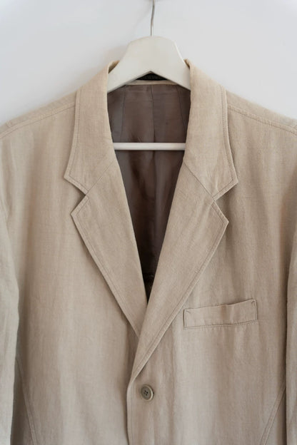 Yohji Yamamoto Linen Suit with Stripes