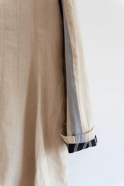 Yohji Yamamoto Linen Suit with Stripes