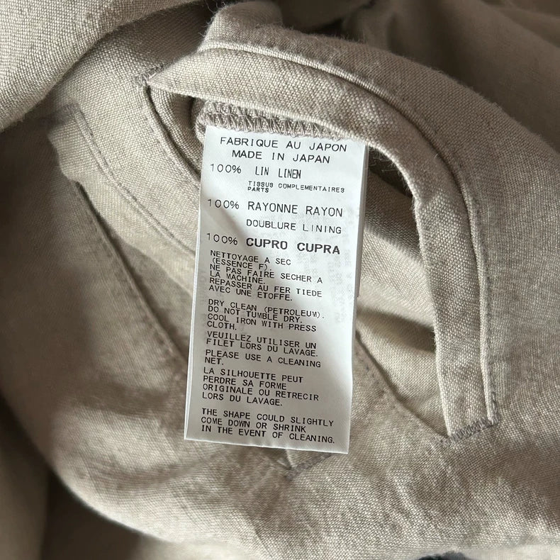 Yohji Yamamoto Linen Suit with Stripes