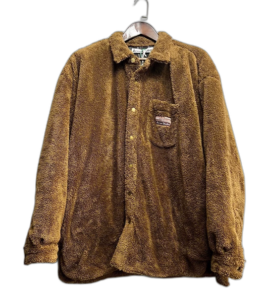 Brown Teddy Coat by Acne Studios