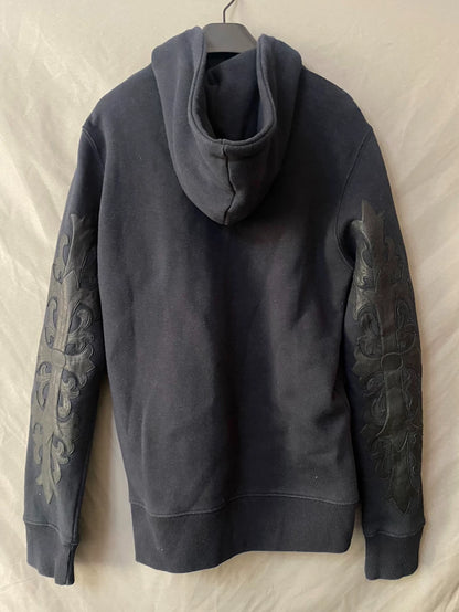 Chrome Hearts Vine Patch Zip Hoodie-yf