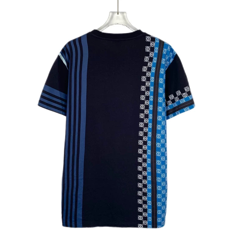 Loewe Black Stripe Logo Embroidered T-Shirt