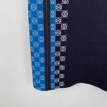 Loewe Black Stripe Logo Embroidered T-Shirt