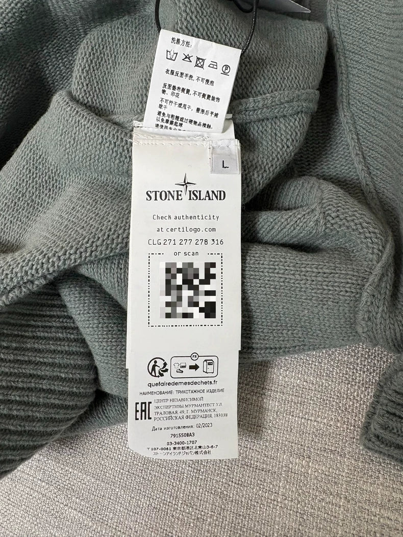 Stone Island Wool Blend Sweater for Sale