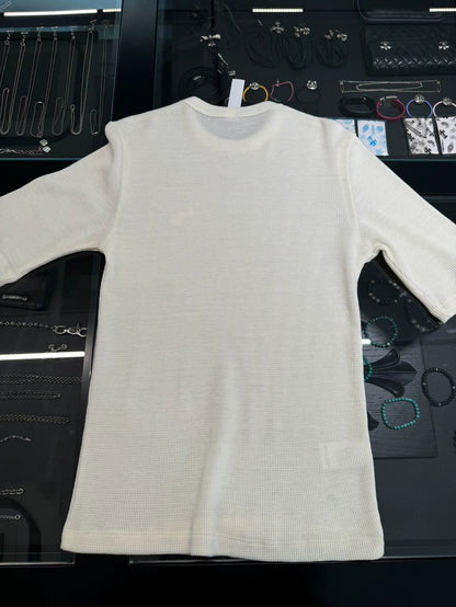 Chrome Hearts White Waffle Embroidered Tee-yf