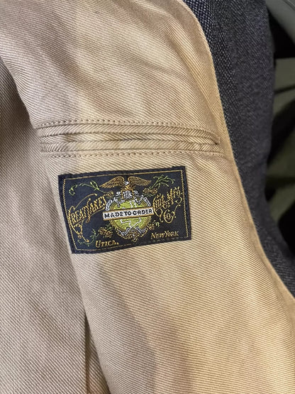 Freewheelers Wool Overcoat Business Style